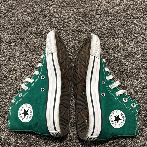 Converse Emerald High-Tops with White Accents - Picture 1 of 6